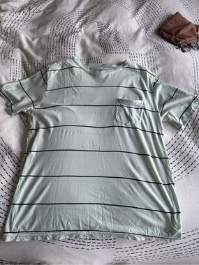 Slim Fit Tee with Black Trim